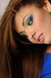 Young beautiful woman with perfect natural makeup