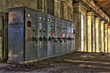 Electrical control panel in abandoned coal mine