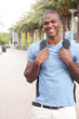 young African American college student
