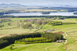 View across Gladhouse Reservoir to Pentland Hills and Edinburgh