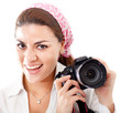 Female paparazzi