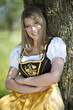 Nice women face Portrait-Dirndl