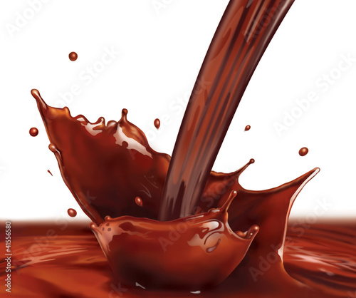 Ilustração: Chocolate Splash Chocolate Splash