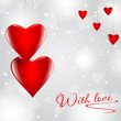 red hearts