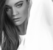 Photo: beauty woman in a white dress. beauty woman in a white dress.