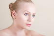 Portrait of girl with beautiful face