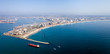 above view of durban city and harbor, south africa above view of durban city and harbor, south africa