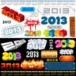 Details der Fotografie 2013 Labels