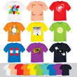 Details der Fotografie T Shirt Templates