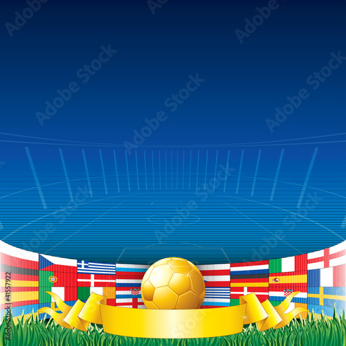 Vettoriale: Football Background 2012 Football Background 2012