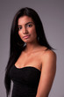 beautiful latin woman, looking to camera