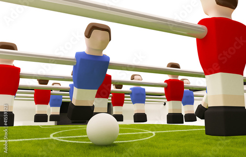 Illustration: Table soccer Table soccer
