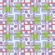 Abstract Green and Blue Pattern Abstract Green and Blue Pattern