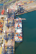 vessel offloading containers at durban harbour, south africa vessel offloading containers at durban harbour, south africa