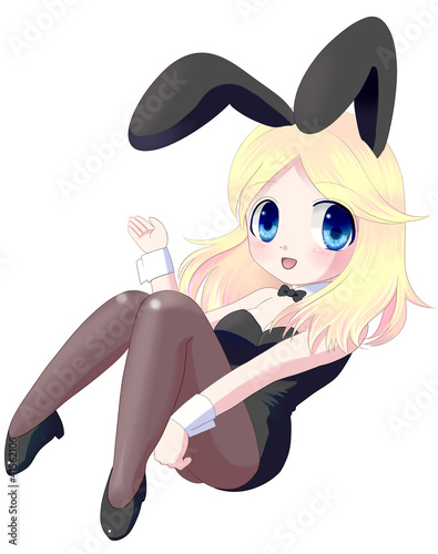 Illustration: 萌え系金髪バニーガール 萌え系金髪バニーガール
