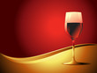 vector wine glass on background vector wine glass on background