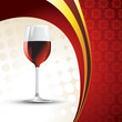 vector wine glass on background vector wine glass on background