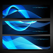 vector blue abstract banner set 1 vector blue abstract banner set 1