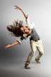 hair flying