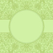 Vector greeting card with ornament.