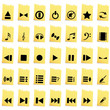 musical icon set