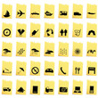 travel icon set