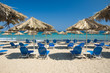 Loungers on the beach