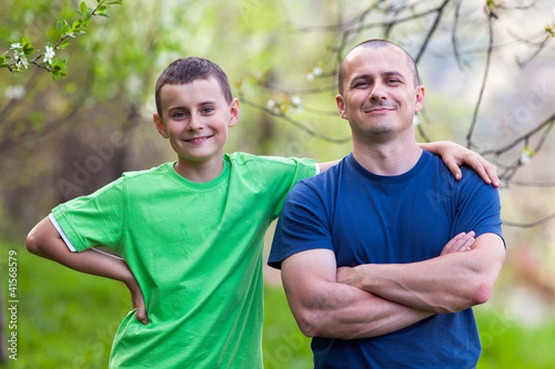 Photo: Happy father and son Happy father and son