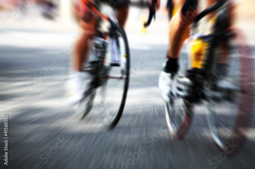 Photo: cyclist action blur cyclist action blur