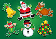 Christmas Characters Stickers / Labels Christmas Characters Stickers / Labels