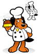 Chef / Cooker Dog Character Chef / Cooker Dog Character