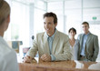 Man standing at reception desk