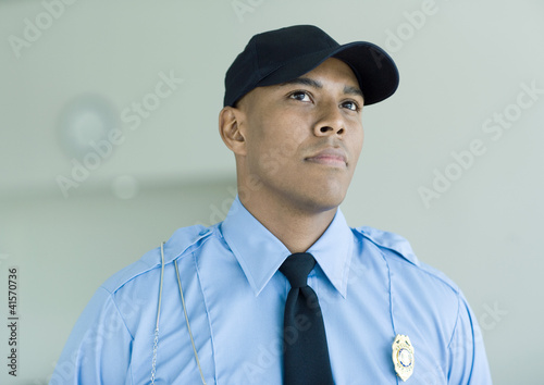 Photo: Security guard, portrait Security guard, portrait