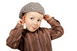 Photo: A portrait of a little urchin. A portrait of a little urchin.