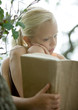 Girl reading book
