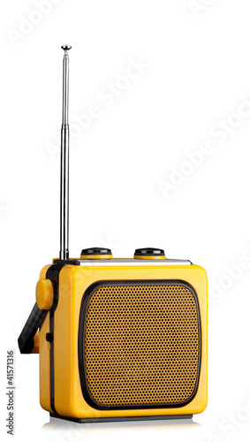 Photo: Radio receiver isolated Radio receiver isolated