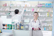 team of pharmacist chemist woman  in pharmacy drugstore