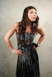 junge asiatische Frau Model Pose