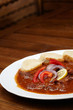 meat with sauce