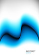 Vector blue background with waves