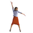 Woman jumping