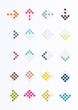 Vector set of arrows Vector set of arrows