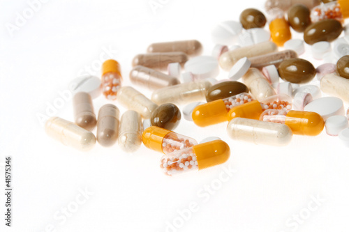 Photo: capsules and pills capsules and pills