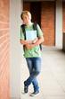 male high school student in school