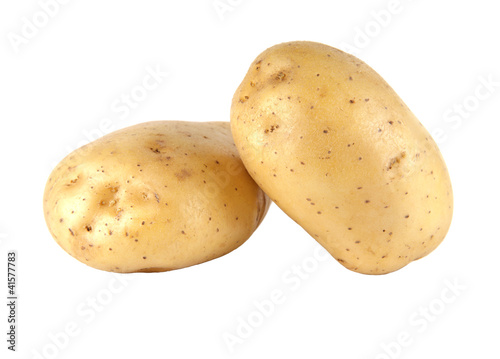 Foto: Fresh Potato isolated on white background Fresh Potato isolated on white background