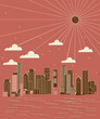 City skyline illustration