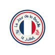 Bastille Day celebration stamp