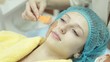 Pretty Young Woman With Facial Mask