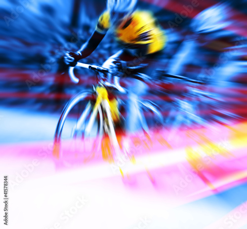 Photo: motion cyclist motion cyclist