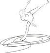 Ladies figure skating